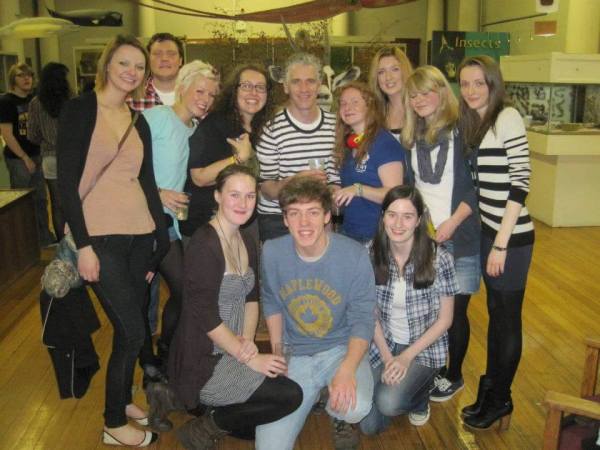 Wildlife cameraman Gordon Buchanan visits ZooSoc. ©Gillian Simpson